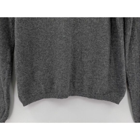 Sutton Studio Cashmere Sweater Womens Large Gray Classic Timeless Minimalist - Picture 7 of 12